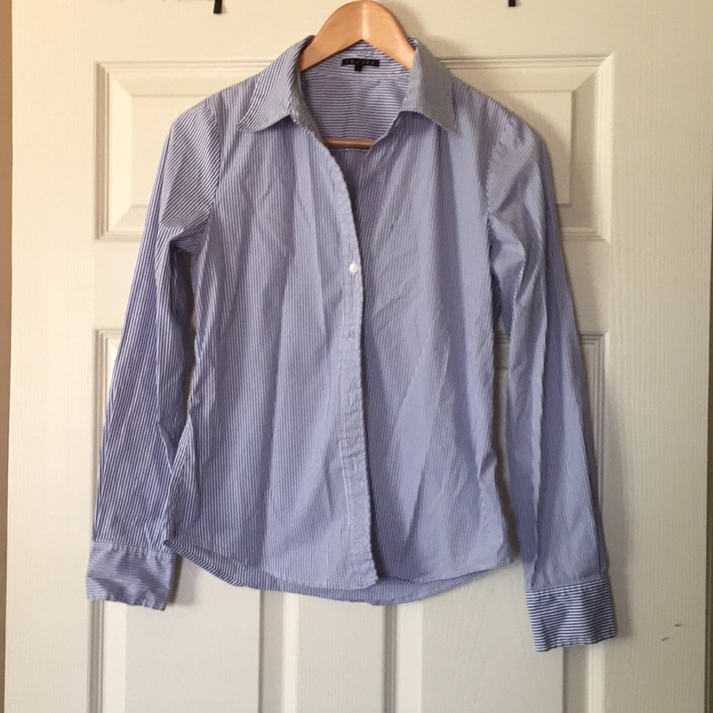 Theory striped button down. Sz small